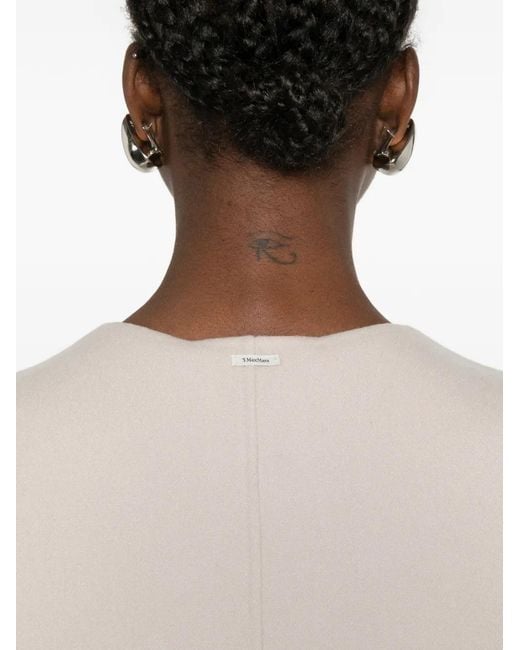 Max Mara White Pocket Button Jacket