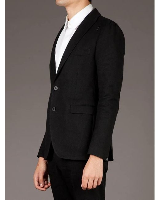 L'éclaireur Two Button Blazer in het Black voor heren
