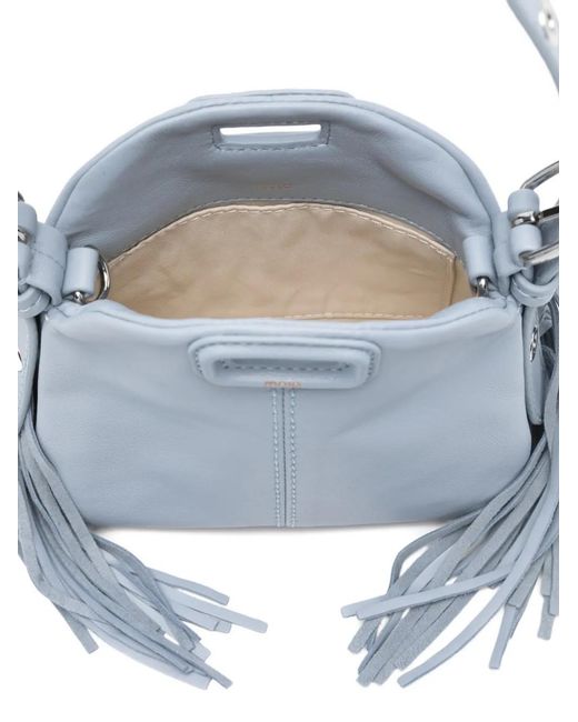 Borsa A Spalla Miss M Micro Mini di Maje in Blue