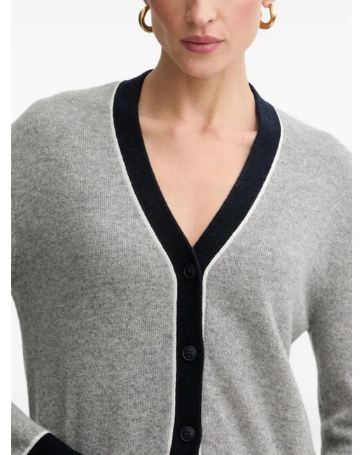 From Future Gray V-Neck Cardigan