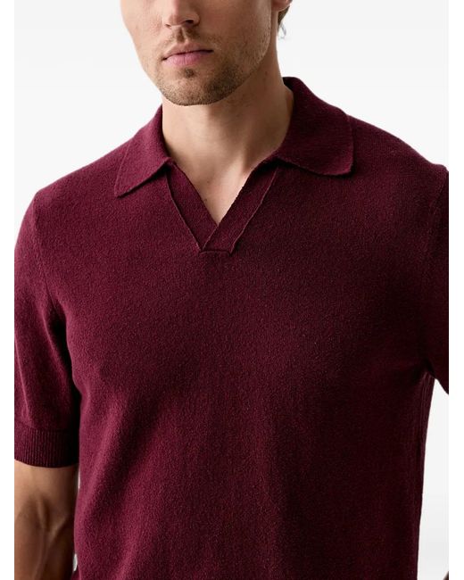 Marc O' Polo Red Polo-Collar T-Shirt for men
