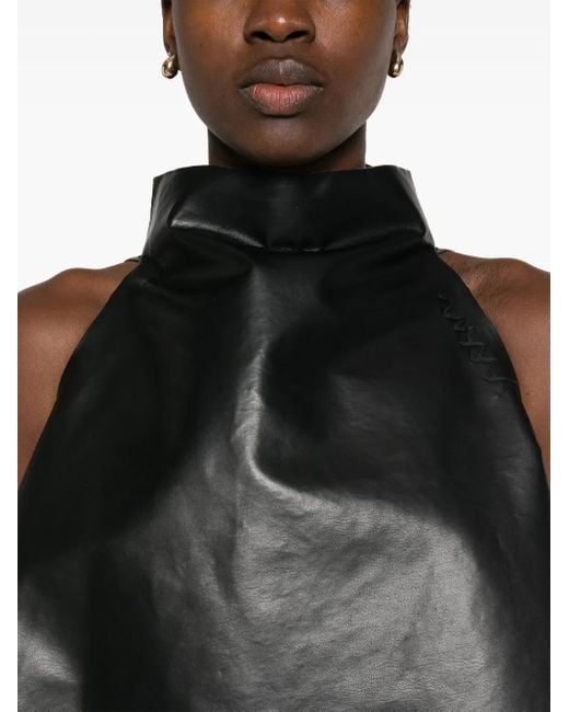 Marni Black Trapeze Mini Dress