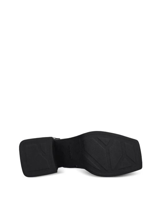 Vagabond Black Hennie Caged Block-Heel Sandals