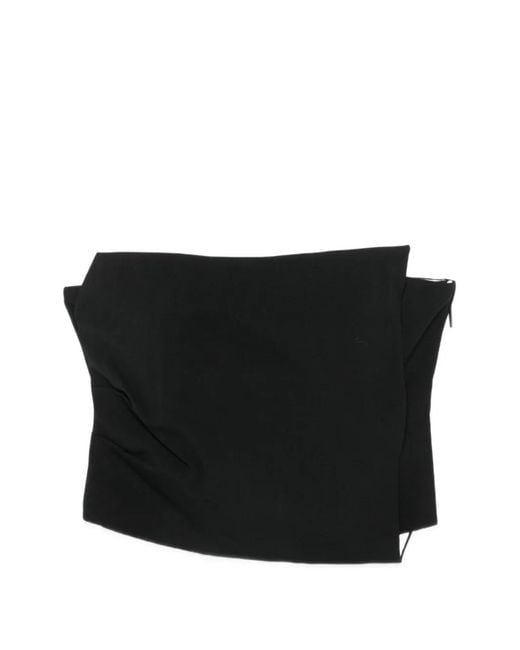 Sir Black Rivoli Pinstripe-Panel Bandeau Top