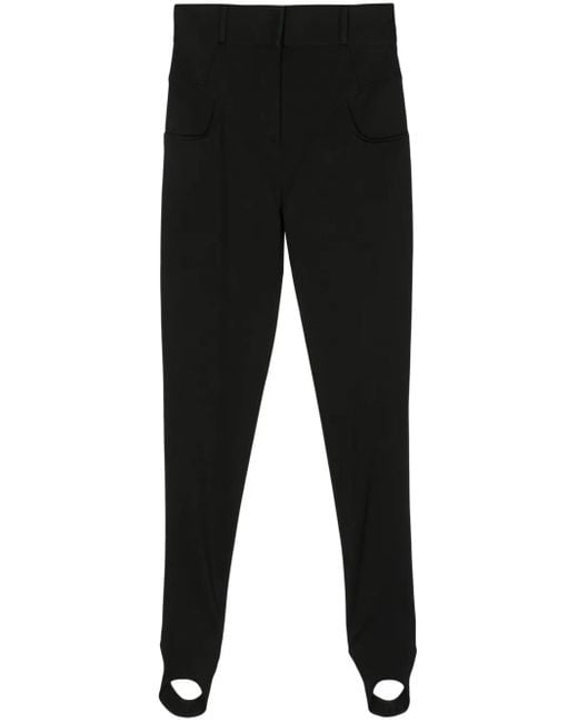 ALESSANDRO VIGILANTE Black Leggings Mit Nahtdetail