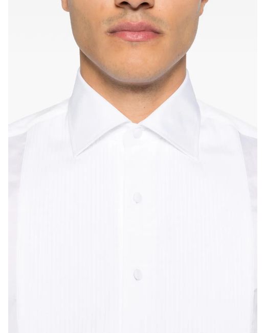 Tagliatore White Sohoo Shirt for men