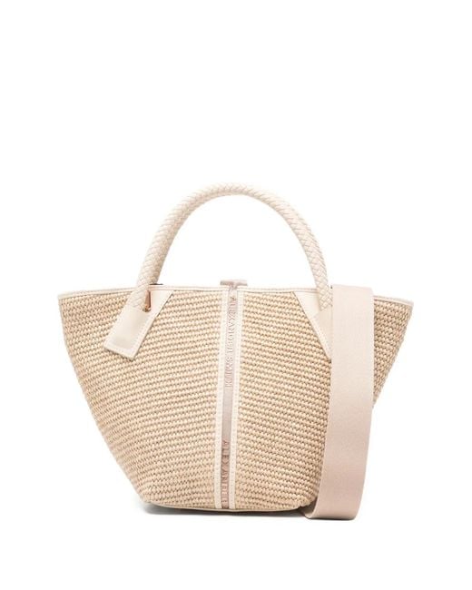 Alexander Smith Natural Small Lauren Woven Tote Bag
