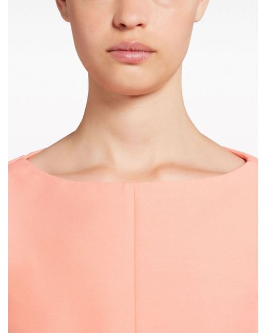 Marni Pink A-line Sleeveless Blouse