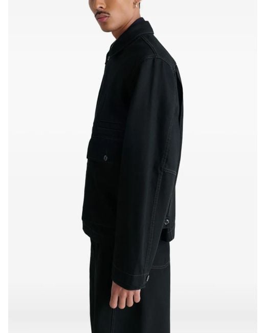 Giacca Denim Boxy di Lemaire in Black
