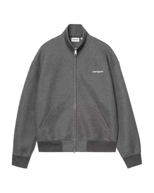 Carhartt Gray Veste Aklda À Fermeture Zippée for men