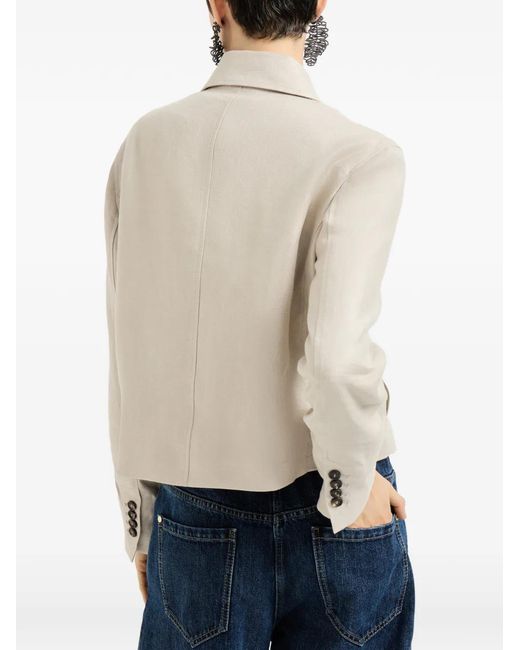 Brunello Cucinelli Natural Linen Jacket