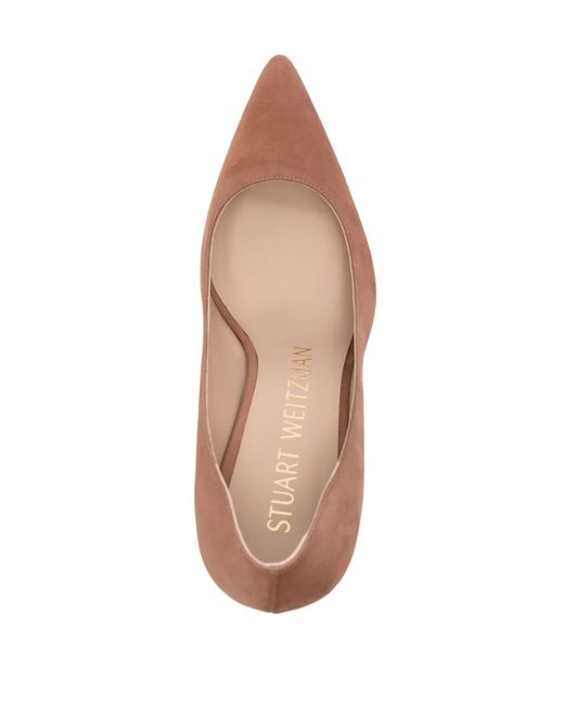 Stuart Weitzman Brown Stuart 75 Pumps