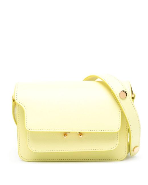 Marni Mini Trunk Shoulder Bag in Yellow Lyst