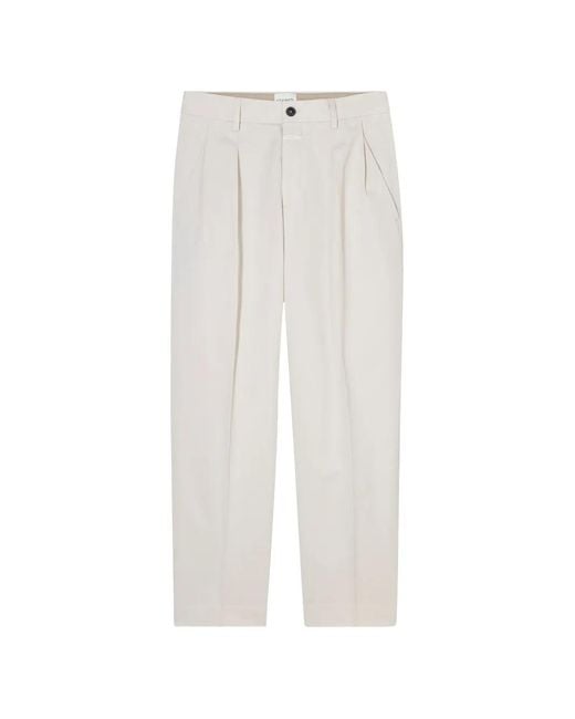 Closed White Ruthy Pleated Trousers