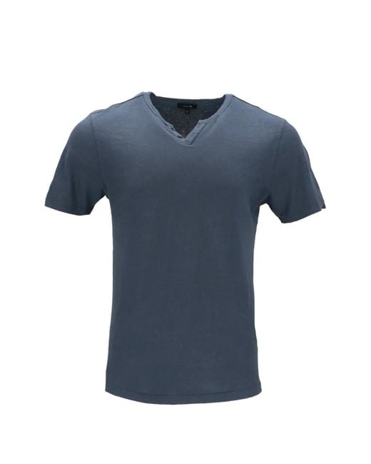 Joe's Jeans Blue Henley-Neck T-Shirt for men