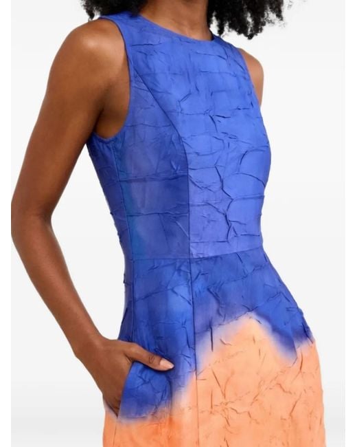Ulla Johnson Blue Georgia Sleeveless Midi Dress