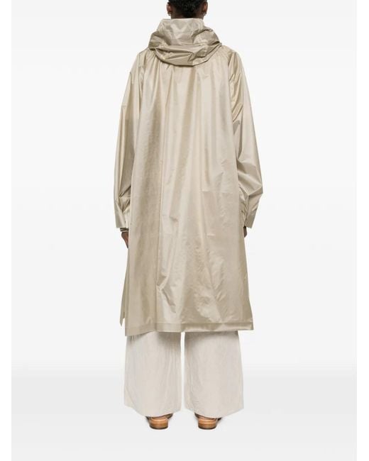 Sofie D'Hoore White Hooded Rain Coat