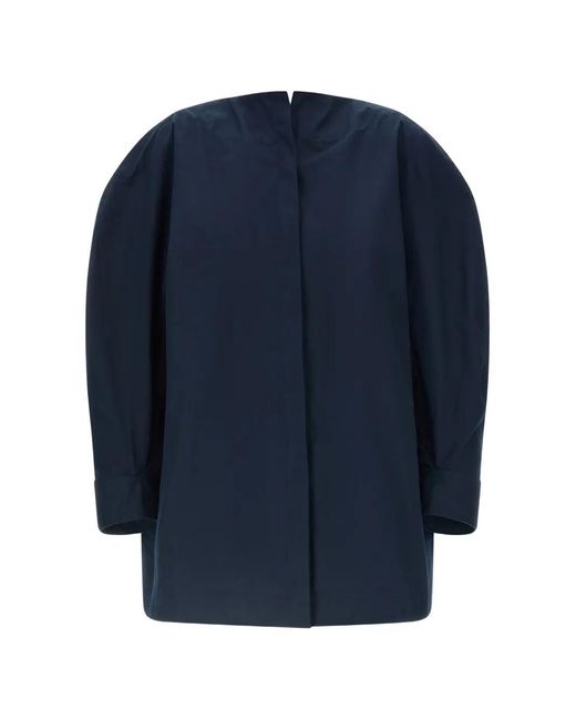 Jacquemus Blue La Chemise Pittore Asymmetrical Shirt