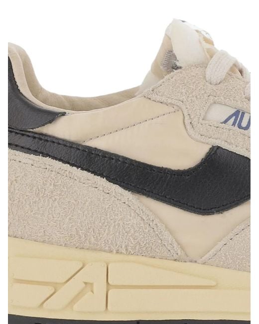 Autry White Reelwind Low Suede/Net for men