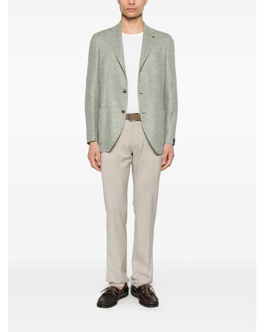 Latorre Green Patch-Pocket Blazer for men