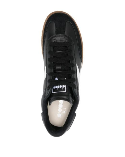 Diadora Black Trainer Sneakers for men