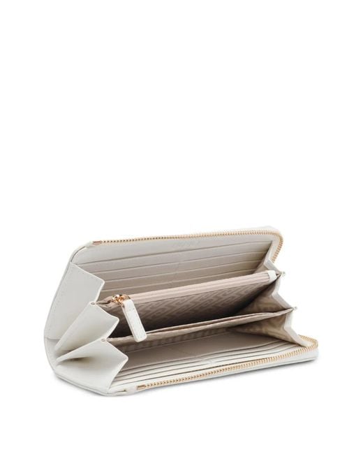 Liu Jo White Large Purse With Zip