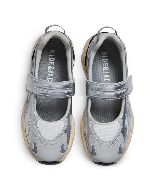 HIDE & JACK White Strap Sneakers