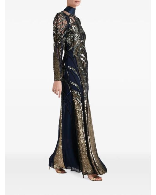 Temperley London White Marianna Sequin-Embellished Dress