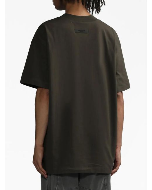 Fear Of God Gray Short-Sleeve Tee "Off" for men