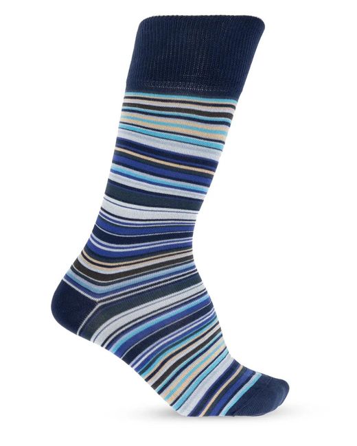Paul Smith Black Striped Three-Pair Socks Set for men