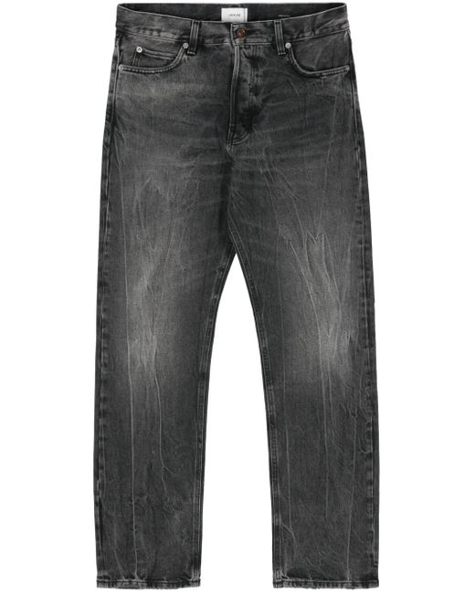 Haikure Gray Straight-Leg Jeans for men