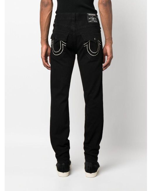 True Religion Slim-fit Jeans in het Zwart voor heren | Lyst NL