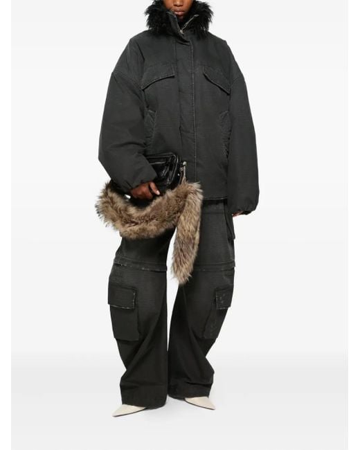 Acne Gray Cargo-Pocket Trousers