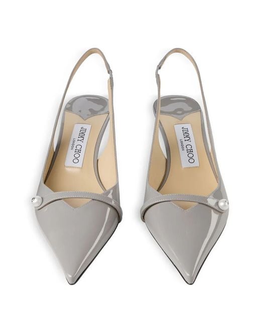 Jimmy Choo White Escarpins Amita 45 Pointus