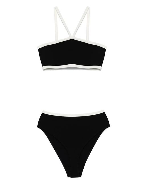 Lisa Marie Fernandez Black Crepe Bikini