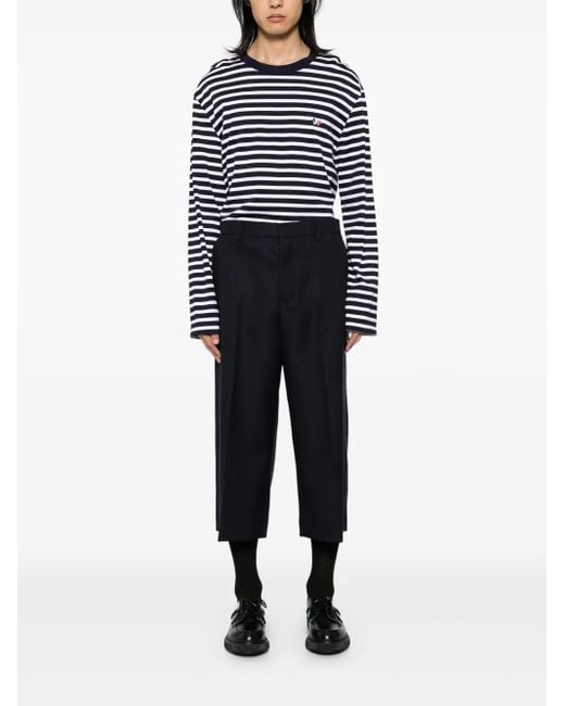 AMI Black Button Fastening Shorts for men