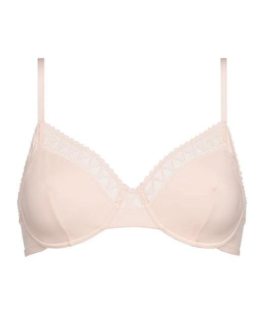 Eres Natural Softness Lace-Trim Bra