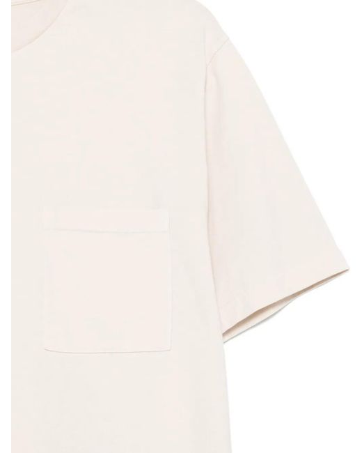 Barena White Chest-Pocket Short-Sleeve T-Shirt for men