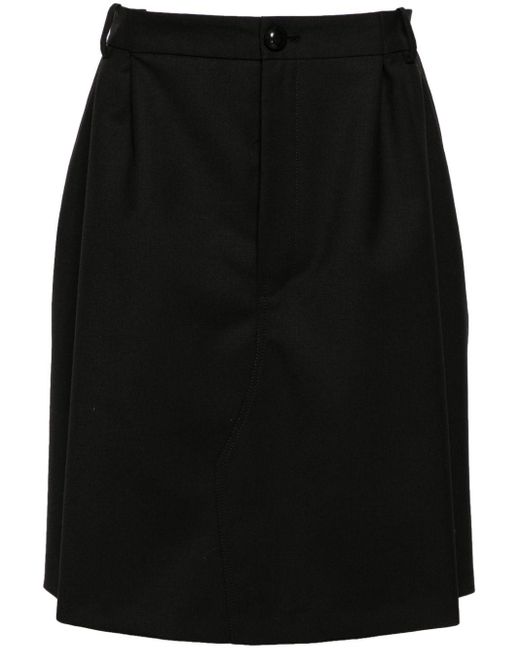 NAMACHEKO Tidan Twill-Shorts im Layering-Look in Black für Herren