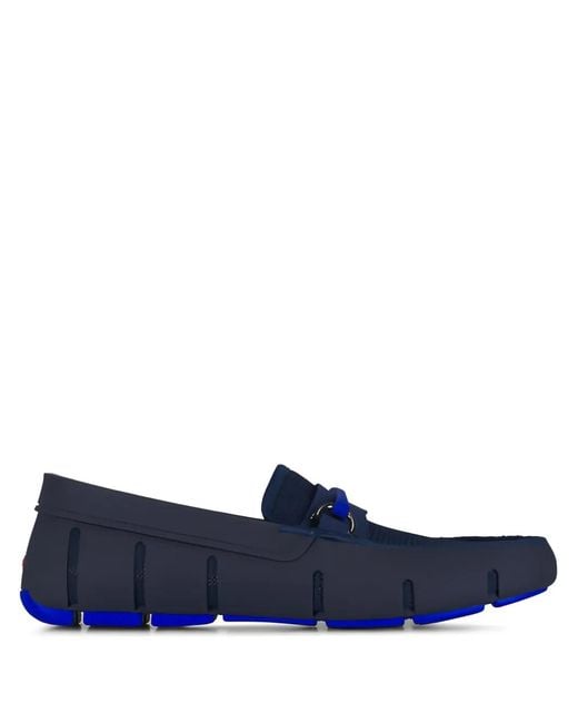 Swims Blue Sporty Bit Metal Loafers for men