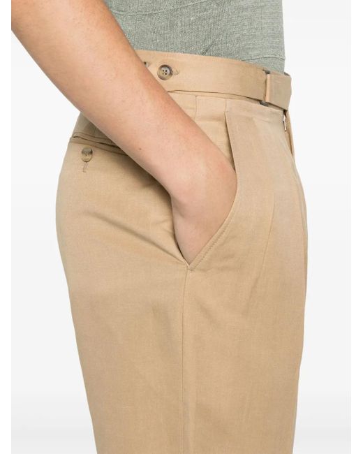 メンズ Canali テーラードパンツ Natural
