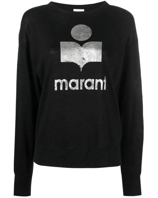 Isabel Marant Black Sweatshirt With Print