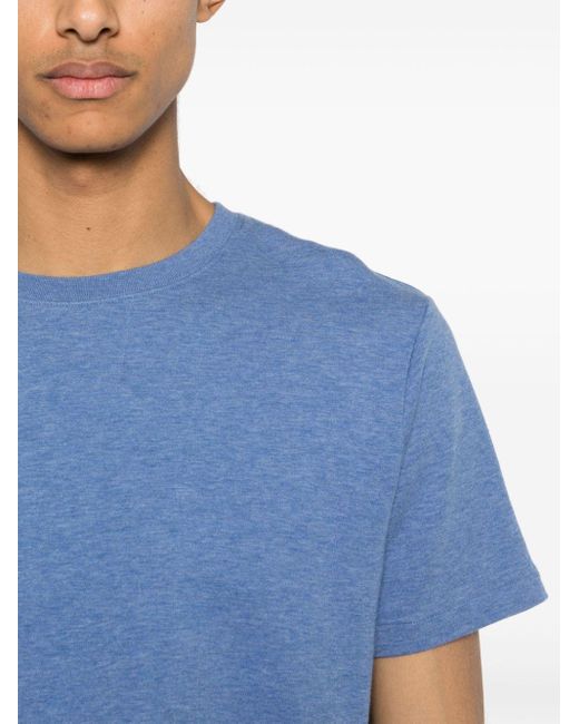 FRAME Blue Duo Fold Mélange T-shirt for men
