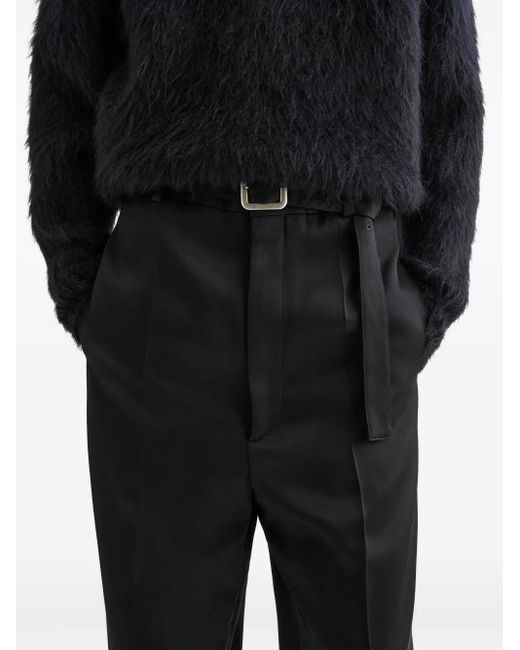 Jil Sander Black Tailored Trousers for men