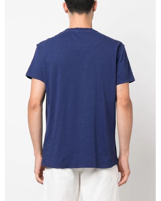 Orlebar Brown Blue Short-Sleeve Polo Shirt for men