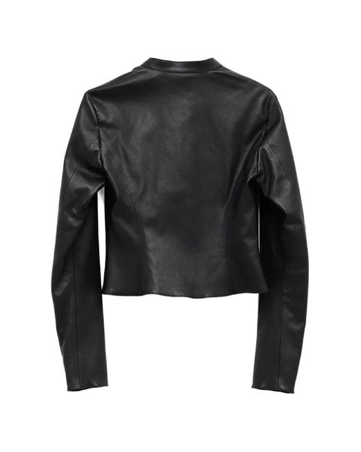 Gucci Black Zip-Up Leather Jacket