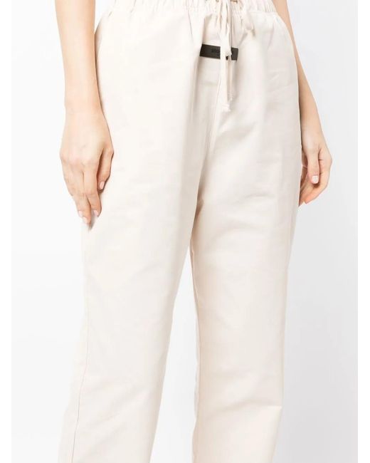 Fear Of God Natural Logo-Stripe Track Pants