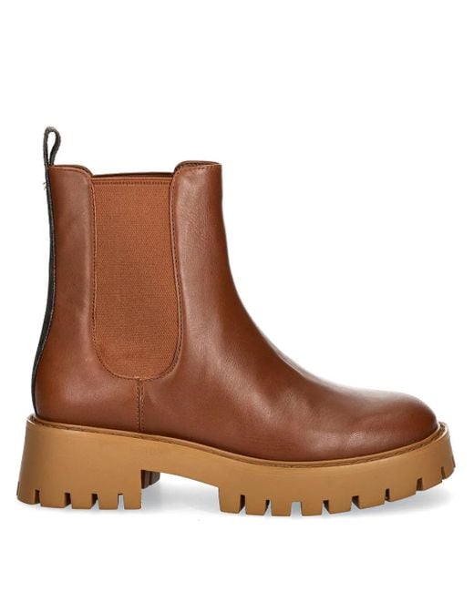 MICHAEL Michael Kors Brown Asher Chelsea Boots