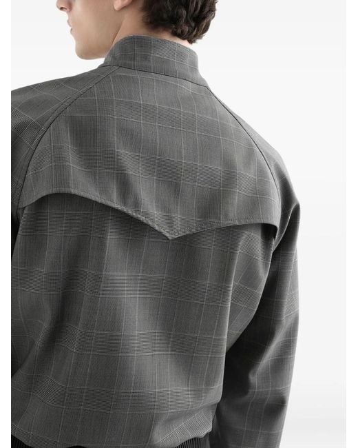 Dolce & Gabbana Gray Unlined Blouson Jacket for men