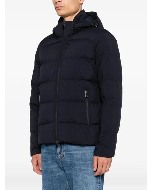 Paul & Shark Blue Down Jacket for men